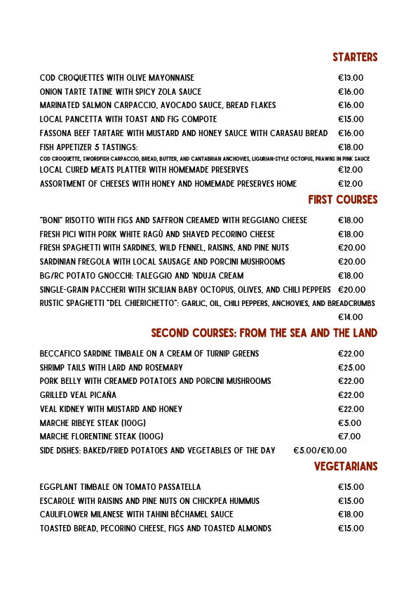 menu maggio giugno 2026