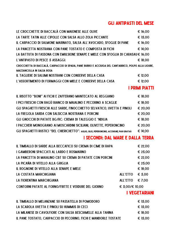 menu maggio giugno 2026